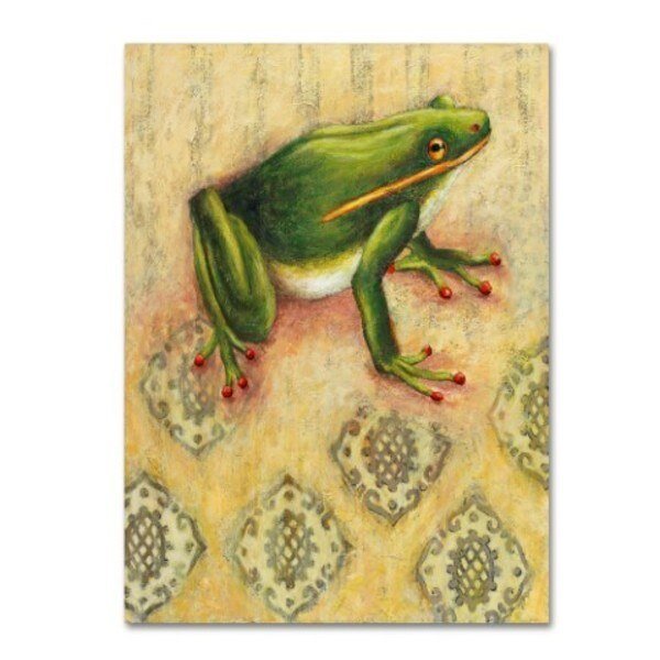 Rachel Paxton 'Frog 3' Canvas Art, 14x19, Trademark Fine Art, Mfr#: ALI10740-C1419GG